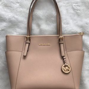 jet set large crossgrain leather tote